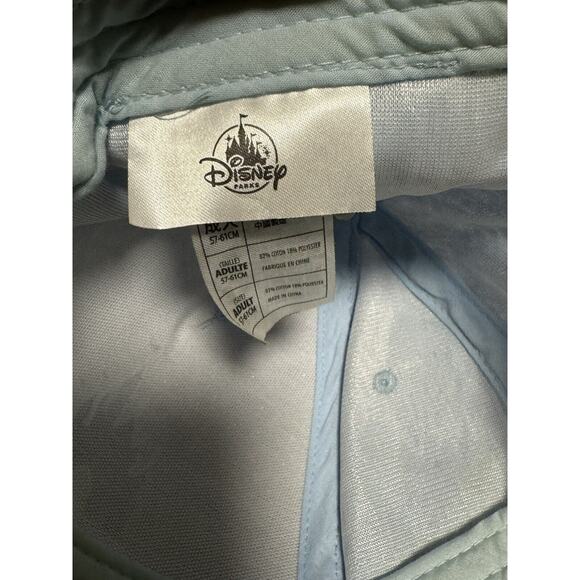 Disneyland Resort My Happy Place Castle Blue Shimmer Castle Adult Cap Hat - Picture 7 of 9